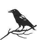 METALBIRD - Crow - Outdoor Tree Ornaments in Corten Steel - Metal Art Proudly Made in The USA