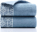 2 Pack Cotton Hand Towels, 100% Cotton Face Towels, Durable Highly Absorbent