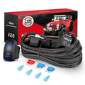 Nilight Wiring Harness Kit Nylon 16 AWG 2 Leads Rear Lights 12V 5Pin Rocker Switch Laser On Off Power Relay Blade Fuse for LED Off Road Light Bar on Cars Jeep Boat Trucks