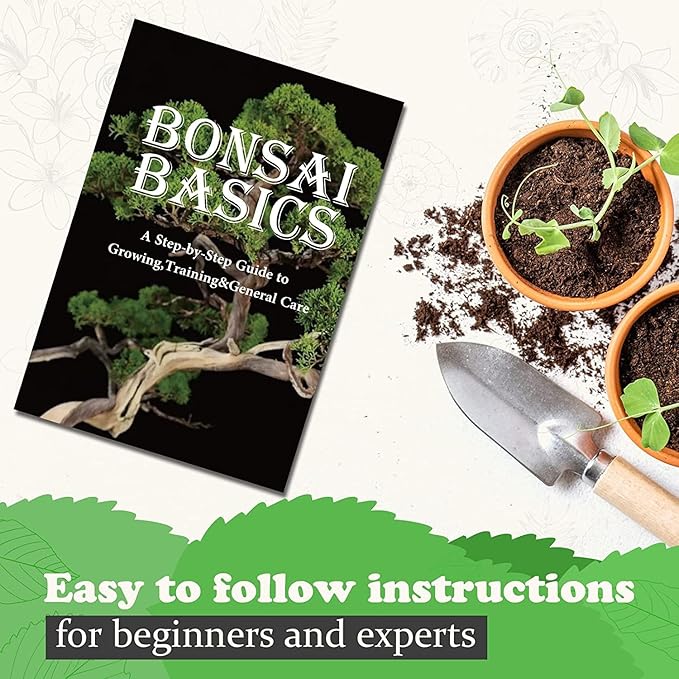 Indoor Starter Kit with Complete Planting Tools, Gardening DIY Gift for Plant Lovers
