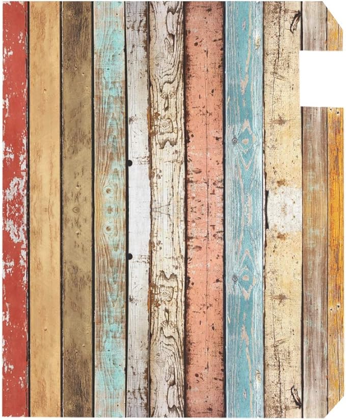 ALAZA Vintage Old Wood Texture Plank Grunge Magnetic Mailbox Cover MailWraps Garden Yard Home Decor for Outside Standard Size-18"x 20.8"