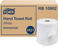 Tork Paper Hand Towel Roll White H21, 100% Recycled Fiber, 6 Rolls x 1000 ft