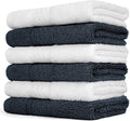 Cleanbear Extra Soft Wash Cloths Washcloths Set 6-Pack 13 x 13 Inches, Highly