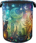 Gothic Black Cat Halloween Laundry Basket