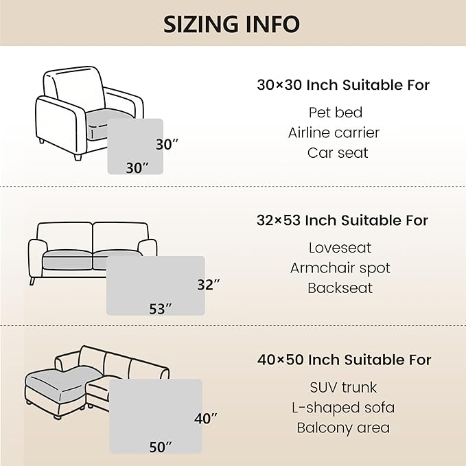 gogobunny 3X Stronger Waterproof Pet Blanket, Scratch Proof Furniture Protector for Dogs Cats, Reversible Cover 30x30 Inch, Dark Pink/Light Pink