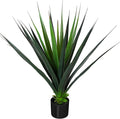 JUSTOYOU 3FT Realistic Agave Plant Artificial, Spiked Succulent Faux Agave Plants, 36" Fake Succulent Plant Outdoor UV Resistant for Patio, Front Porch, Home and Office Decor, 1pc