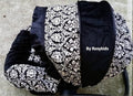 Rosy Kids Infant Carseat Canopy Cover 3 Pc Whole Caboodle Baby Car Seat Cover Kit Cotton C080100