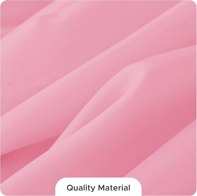Fitable 8 Pack Rectangle Tablecloths: Stain Resistant Wrinkle Free Fabric Table Clothes, Washable Reusable Polyester Table Covers for Wedding Party Birthday Banquet Reception(Pink, 60x102 Inch)