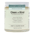 Organic Diaper Balm – 4 oz Baby Diaper Rash Cream – Soothes & Protects Sensitive Skin with Grass-Fed Tallow, Shea Butter, Jojoba & Calendula – Petroleum-Free, Organic Baby Balm