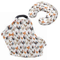 Chickens Carseat Canopy for Babies Colorful Breastfeeding Nursing Pillow Slipcovers Breathable Fits Snug On Infant 2PCS Baby Feeding Essentials