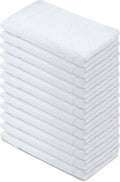 Basic Hand Towels 16x26 Inches – Pack of 12 – White Color – Soft and Absorbent