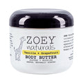 Absolutely Natural Zoey Naturals Vanilla Grapefruit Body Butter - Nourishing Shea Butter and Coconut Oil - Paraben Free Vegan, Made in USA - 3oz