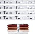 4PCS Bed Sheet Organizer Bands, Storage Labels and Sheet Keepers