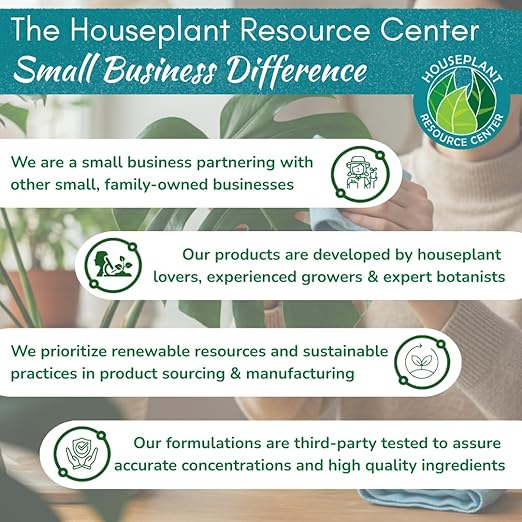 Houseplant Leaf Shine Spray – All-Natural Leaf Cleaner and Gloss for Healthy Shine & Better Photosynthesis | Perfect for House Plants and Foliage | 8 oz