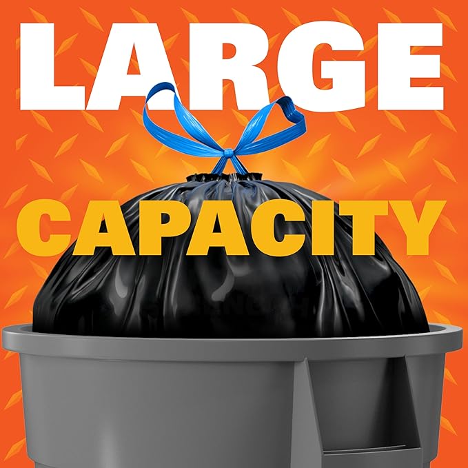 Hefty Strong Extra Large Trash Bags, 33 Gallon