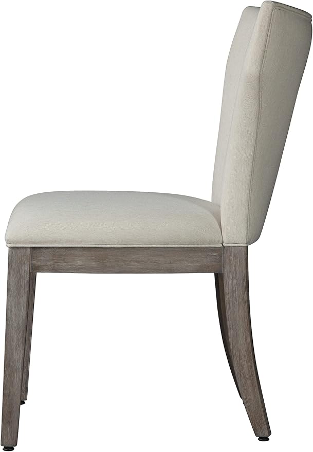 Hekman Sedona Upholstered Side Chair - Cushioned Chair, Upholstered Seat and Back, Comfortable Seating, Heavyweight Linen, Stylish and Durable, Perfect for Dining Room, Living Room and Formal Venue