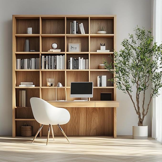 Artificial Olive Tree Tall,Faux Olive Tree Indoor Artificial Tree for Modern Home Office Living Room Floor Decor Indoor (1, 8ft 1in)
