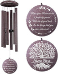 Personalized Wind Chimes, Retirement Gifts Wind Chimes, Congratulate Retire for Dad/Mom, Life Tree Metal Retirement Wind Chime for Woman/Man Outdoor 36inch (Produced in USA)