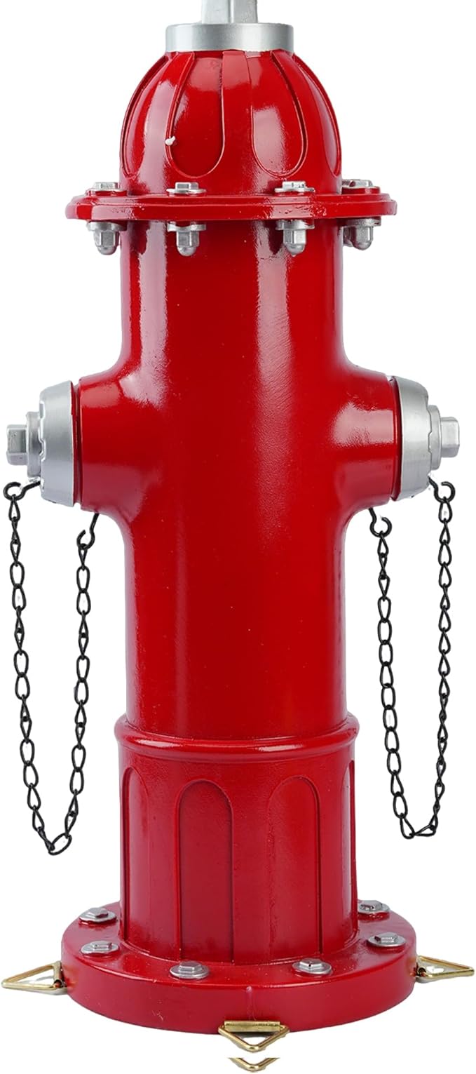 Elenon Garden Fire Hydrant Outdoor Statue Decorative for Dog to Peed on, 14.5" Fire Hydrant Puppy Pee Training Post, Gadrden Yard Lawn Backyard Ornament Decoration Firefighter Gifts for Men