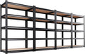 Set of 4 Garage Shelving-2050 lbs 5 Tier Storage Shelves,Adjustable Heavy Duty Metal Shelving Unit and Storage Large Rack,Utility Steel Shelf For Warehouse Industrial Pantry Basement 78"x46"x20"