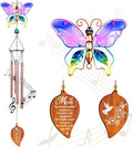 Butterfly Sympathy Wind Chimes for Loss of Mom,Memorial Gifts for Loss of Mom,Loss of Mother Sympathy Gifts,Bereavement Gift Ideas,Windchimes Outdoors