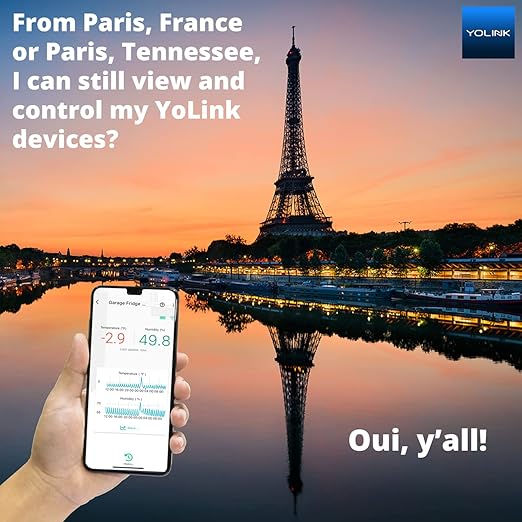 YoLink Smart Plug with Energy Monitoring, 1/4 Mile World's Longest Range Smart Home Mini Outlet Works with Alexa Google Assistant IFTTT Remote Control Home Appliances Anywhere, YoLink Hub Required