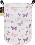 HUNRUNG Laundry Hamper, Large Canvas Fabric Lightweight Storage Basket Toy