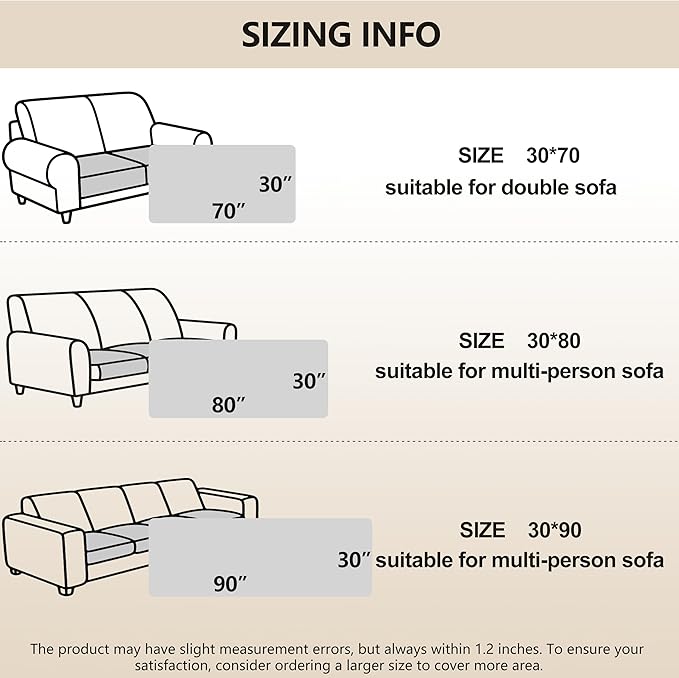 gogobunny 100% Double-Sided Waterproof Dog Bed Cover Pet Blanket Sofa Couch Furniture Protector for Puppy Large Dog Cat, Reversible (30x90 Inch (Pack of 1), Dark Beige/Light Beige)