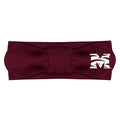 Creative Knitwear Morehouse Maroon Tigers Infant Girls Maroon Solid Hair Knot Headband Embroidered Logo - Size Newborn - 4T