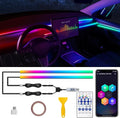 Dreamcolor Acrylic Interior Car LED Strip Light with USB/Type C, RGB 2 in 1 with 59.04 inches LED Strip, Dynamic Chasing Music Sync Neon Ambient Lighting Kits
