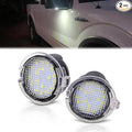 Nilight 2PCS LED Side Mirror Puddle Lights Compatible with Ford F-150 Explorer Edge Fusion Expedition Taurus X Ranger Flex Mustang Lincoln Navigator MKX Mercury Sable (2003-2024),6000K White