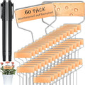 Moxweyeni 60 Pcs Metal Garden Tags Plant Labels for Garden Waterproof Plant Markers with 2 Permanent Pen Planting Nursery Tags Reusable Labels Stake for Plants(6 Inch)