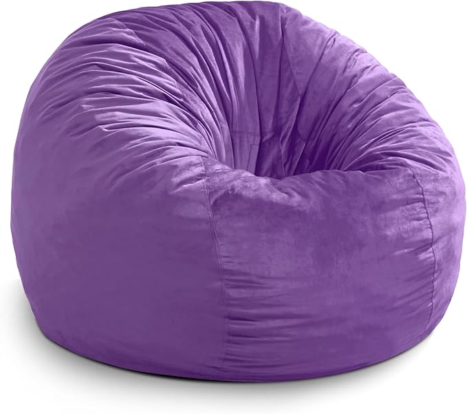 Hobestluk Bean Bag Chairs 2.5FT Bean Bag Chair with Memory Foam Filled & Machine Washable Cover,Beanbag Chair, Small Bean Bag Chairs for Playroom, Living Room, Bedroom