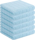 Homaxy 100% Cotton Terry Kitchen Towels, Checkered Designed, Soft and Super