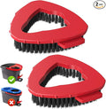 2 Pack 1-Tank Spin Mop Scrub Brush Head Replacement