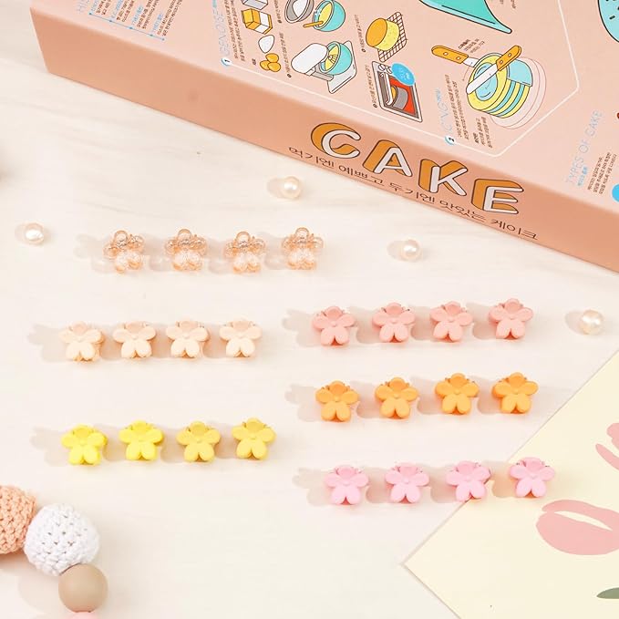 CÉLLOT 96 Pieces Little Baby Girls Hair Bangs Mini Hair Claw Clip Hair Pin Hair Accessories Clips for Girls,Teens, Kids, Toddlers Children(with Plastic Organizer Box)