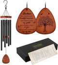 Memorial Gifts for Loss of Brother,Memorial Wind Chimes 25'', Loss of Brother Sympathy Gifts, Home Decor Outdoor Garden, Soothing Melodic Tones with Mute Option