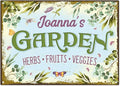 Custom Garden Sign, Christmas Present, Personalized Name for Vegetable Patch and Backyard Décor Sign, 10x14 Inches, Rust Free .040 Aluminum, Fade Resistant, Made in USA by Sigo Signs
