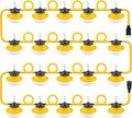 New 200FT Construction String Lights LED Industrial Grade Best for Construction Sites,Renovation, Walkways,Patio,Mine cave,Outdoor Lighting Solutions Use,Free for Climbing Hook 2Prong