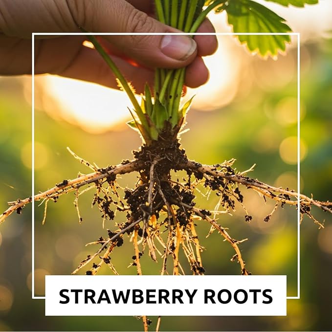 Sugar Berry Red Strawberry Plants for Growing - Prolific New Breed with Huge Yields and Amazing Sweet Flavor (20 Plants)