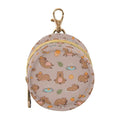 Cute Capybara Orange Purple Print Pacifier Holder Case for Diaper Bag Portable Travel Pacifier Storage Case with Clip Newborn Baby Pouch for Baby Boys Girls Purse Outdoor