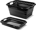 CleverMade Collapsible Laundry Baskets - 39L Foldable Large Collapsible Laundry