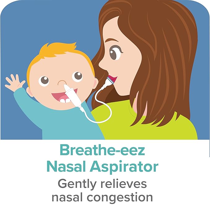 Dr. Talbot's Baby Nose and Ear Care Set - Breathe-EEZ Nasal Aspirator and Nose and Ear Cleaner Tools for Babies - Baby Registry Essentials