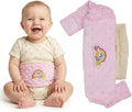 Colic and Gas Relief for Newborns and Infants, Flaxseed Heated Tummy Wrap, Microwaveable Baby Swaddling Belt with Warmth, Natural Relief for Upset Stomach in Babies and Toddlers(Pink)