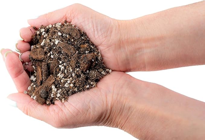 Premium Aroid Potting Mix - Soil Free Blend for Aroids - Growing Medium for House Plants by Gardenera - (5 Quart Bag)