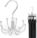 ZEDODIER Belt Organizer for Closet, Rotating Belt Hanger Rack, Space Saving