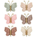 Toddler Hair Bows, 6pcs Bow Clips for Baby Girls, Mini Butterfly Clips Hair Accessories for Infants Baby Kids Fine Hair