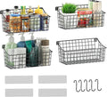 Sonyabecca 4 Pack Hanging Wall Basket