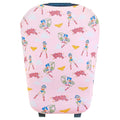 Copper Pearl Multi-Use Cover: Car Seat Covers, Nursing Cover, and Stroller Cover - Stretchy Fabric, All-Season Use, Stylish Designs, Easy Access for Moms - Wonder Woman™