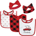 Hudson Baby Unisex Baby Cotton Bib and Headband Set